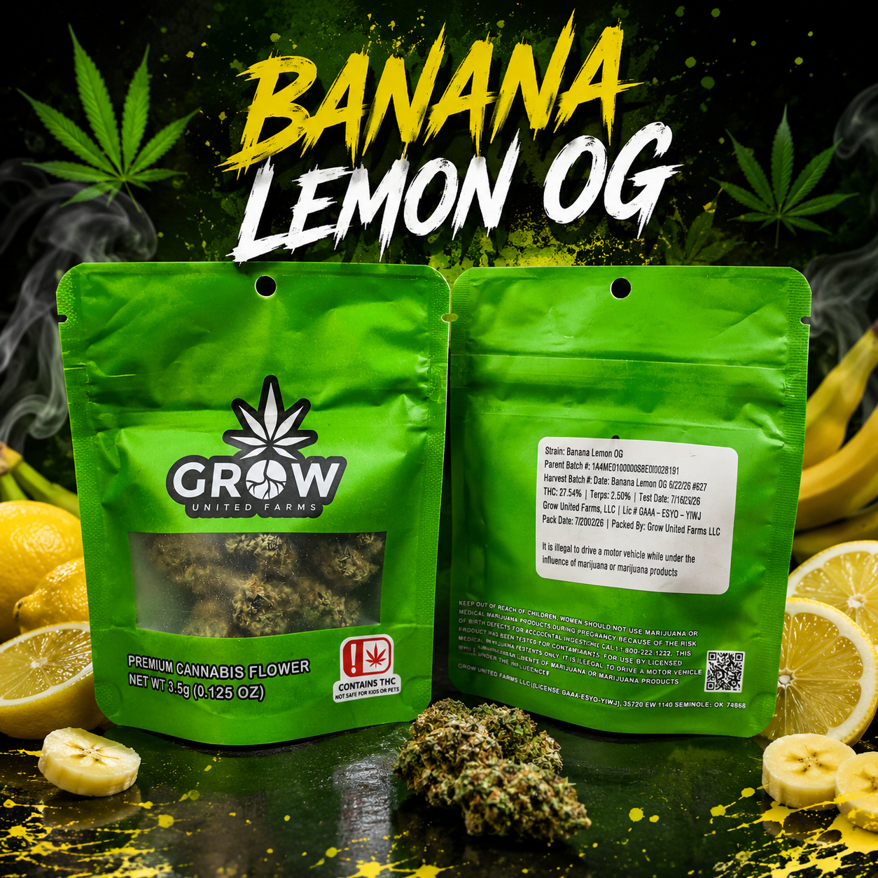BANANA LEMON OG - 3.5G