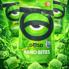2,000MG - DOSD - SOUR GREEN APPLE NANO GUMMIES