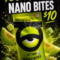 *NEW\* DOSD - 100MG HONEYDEW MELON - NANO GUMMIES