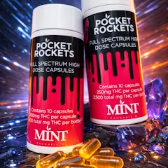 RSO CAPSULES - 2,500MG "POCKET ROCKETS'