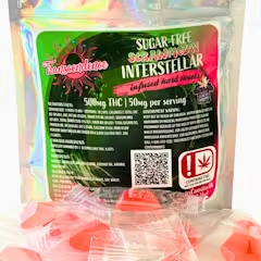 Strawmelon (Sugar-Free) Infused Hard Sweets Transcendence Lozenges